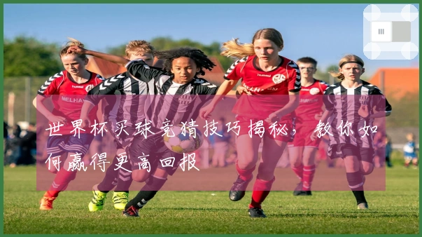 世界杯买球竞猜技巧揭秘,教你如何赢得更高回报