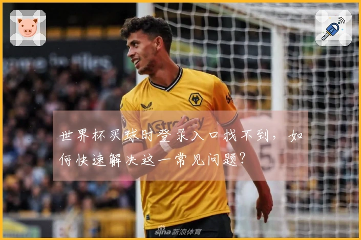 世界杯买球时登录入口找不到，如何快速解决这一常见问题？